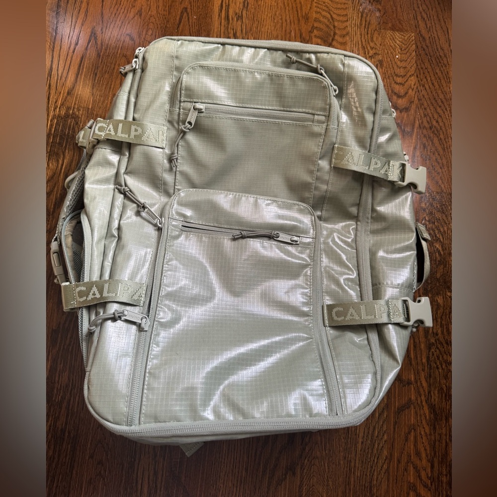 CALPAK Terra 26L Laptop Duffel Backpack in Juniper